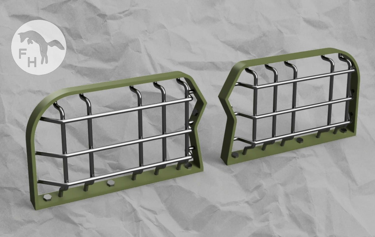 FoxHopp Headlight Guards: BTR-152