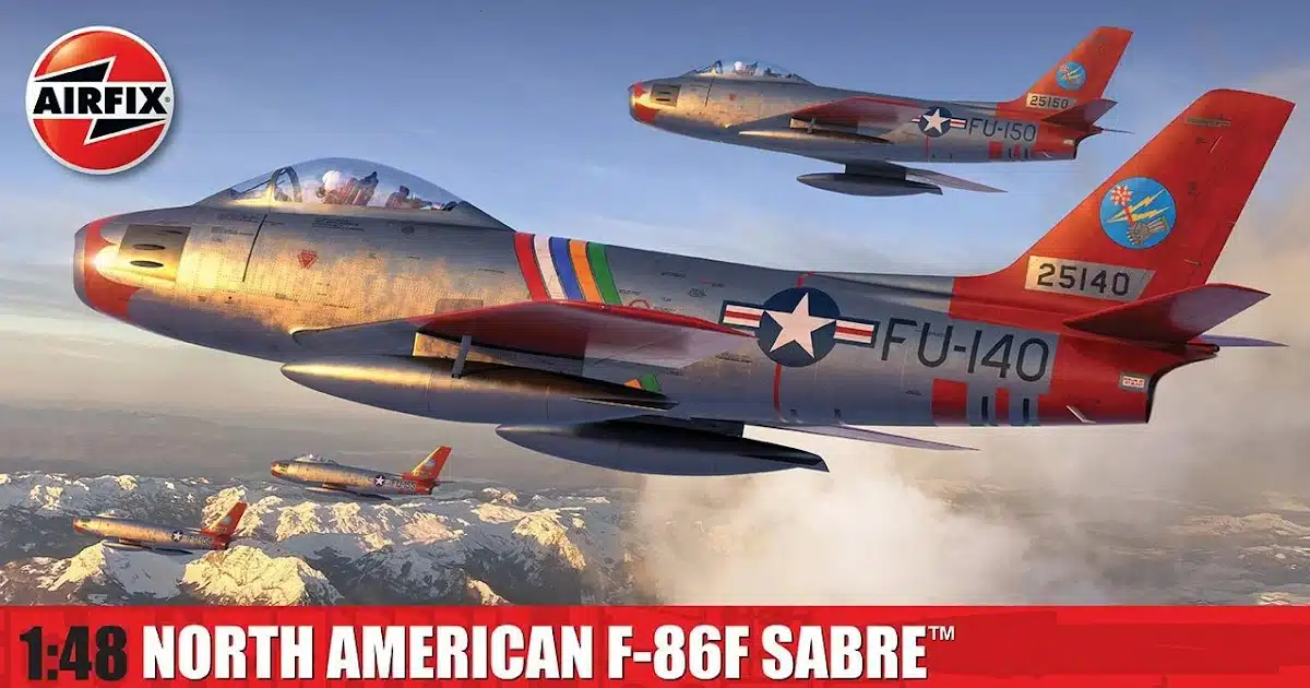 Airfix F-86F Sabre in 1/48th scale (limited edition with coin)