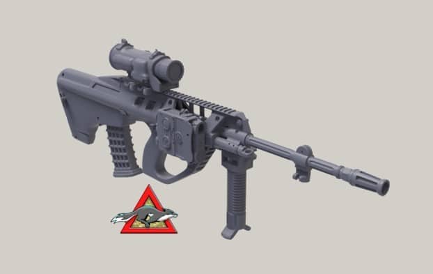 Grey Fox Concepts: 1/16 EF88 Austeyr w/F2 SpectreDR & LAIRD