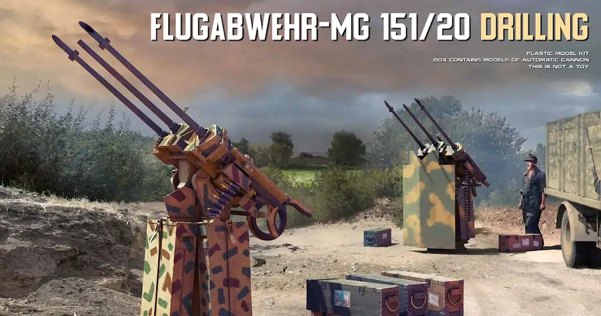 MiniArts' 35th scale Flugabwehr - MG 15120 Drilling