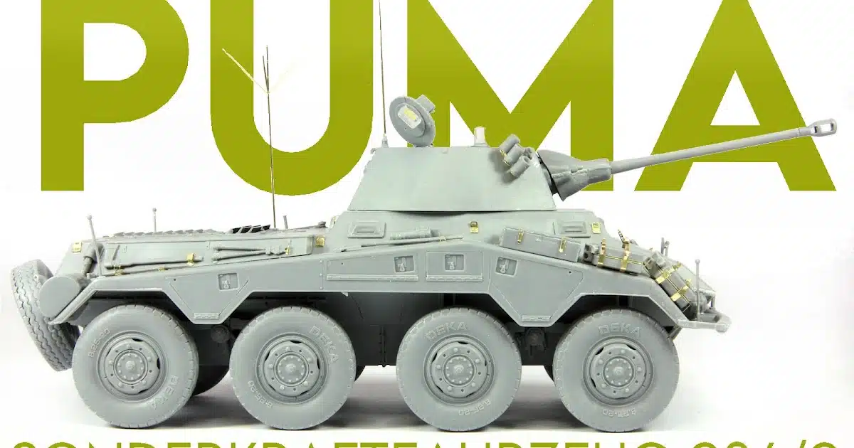 MiniArt's 35th scale Sd.Kfz 234/2 "Puma" (no interior kit)