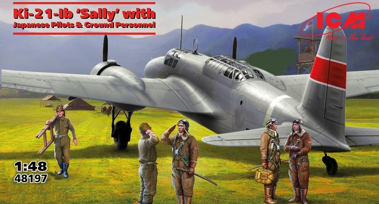 SOON AVAILABLE! Ki-21-Ib "Sally" with Japanese Pilots, Ground Personnel and Equipment