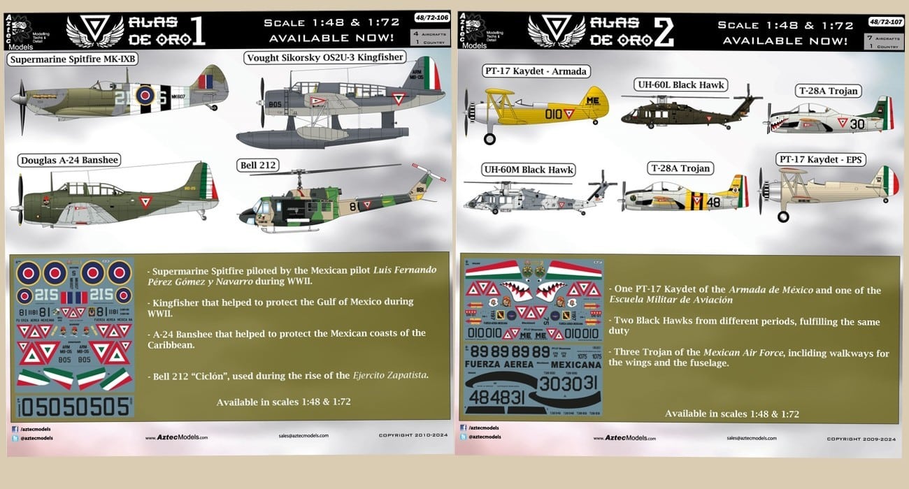 Decals: Alas de Oro [Golden Wings] Parts 1& 2 Out Soon