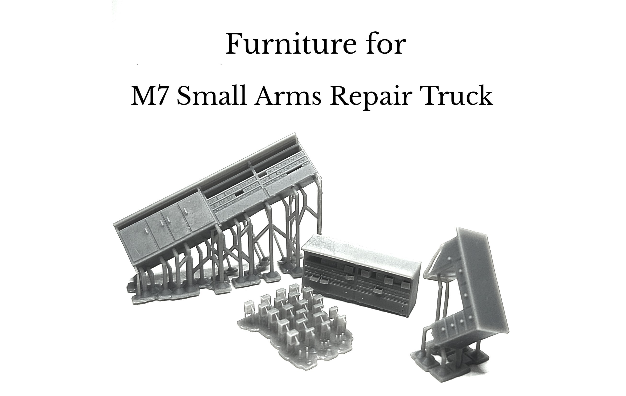 The MicroworldTG M7 Small Arms Truck Sets