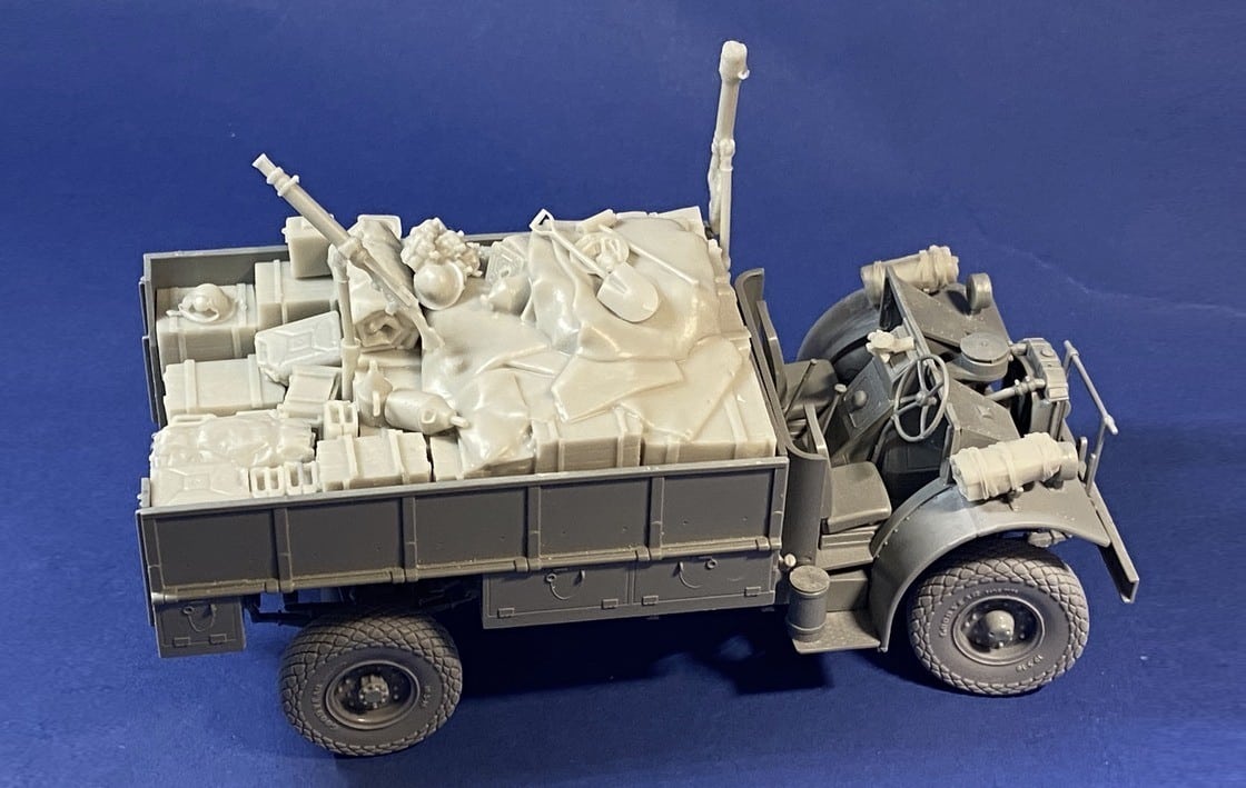 Bofors F30 Stowage sets and ammo box for Resicast