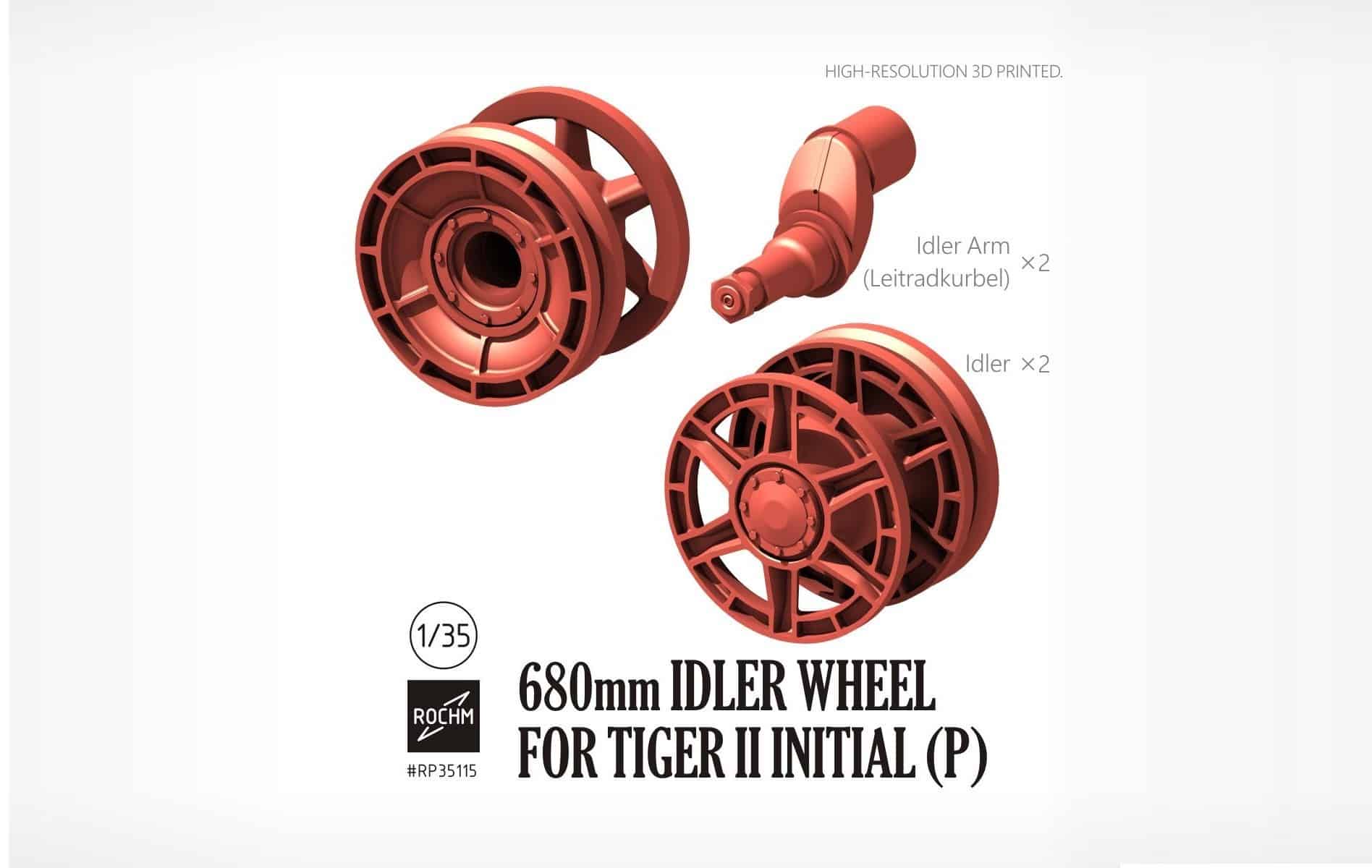 Rochm Tiger II Tracks & Idler Wheels