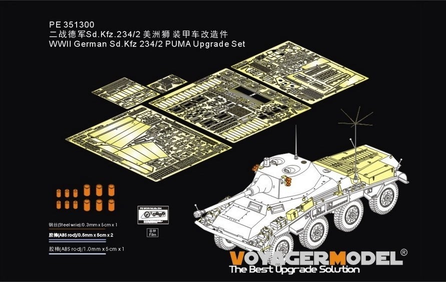 Voyager: RFM Sd.Kfz.234/2 Puma Photoetch Updates