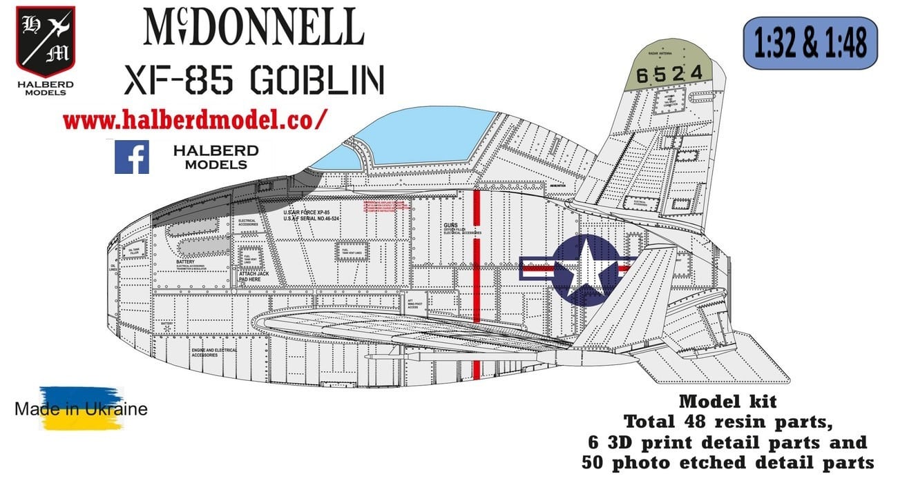 The XF85 Goblin has been released.