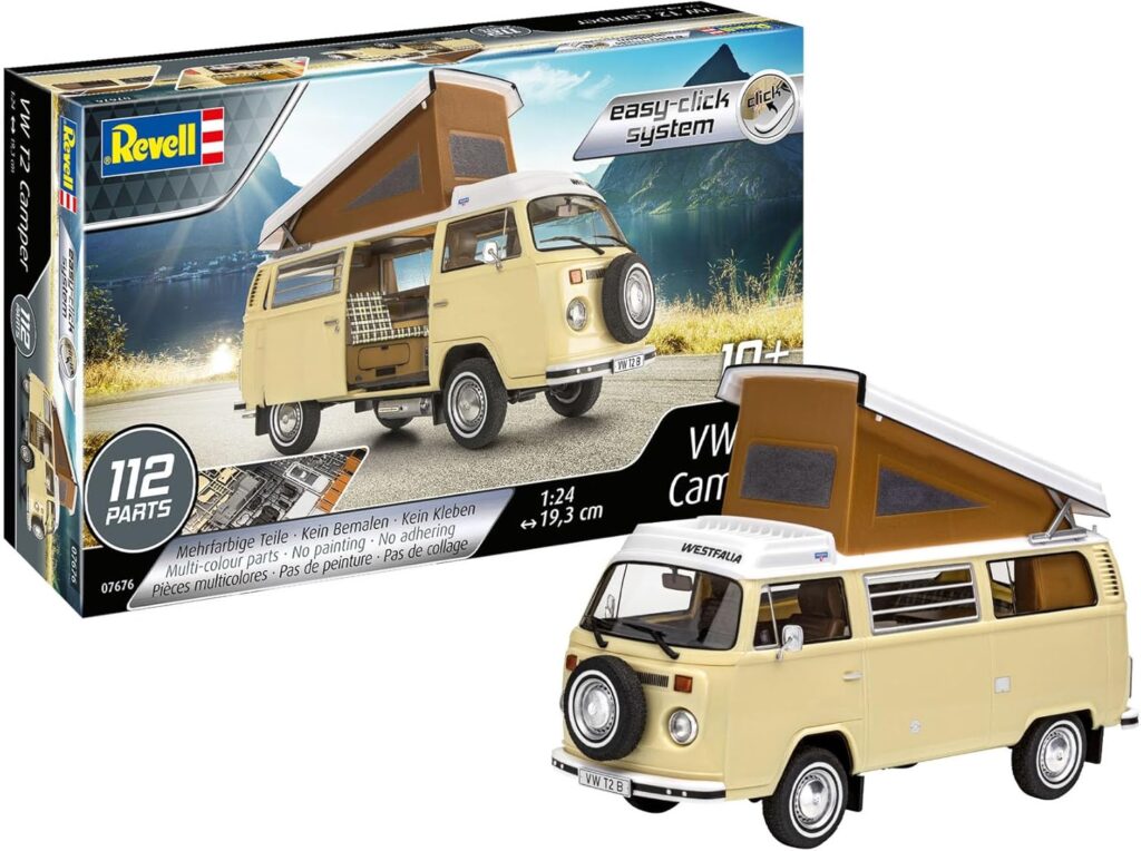 Revell Easy-Click 07676 VW T2 Camper 1:24 Scale