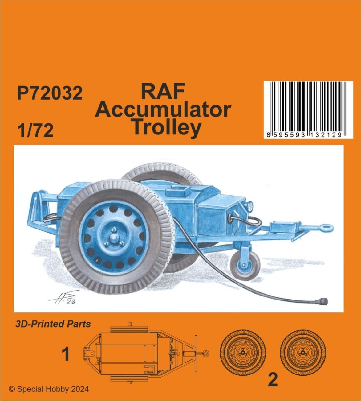 RAF Accumulator Trolley - 1:72
