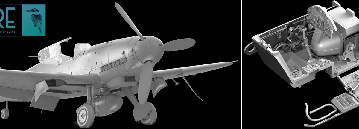 Kotare Bf 109K-4 - New CAD Details in 1/32nd Scale