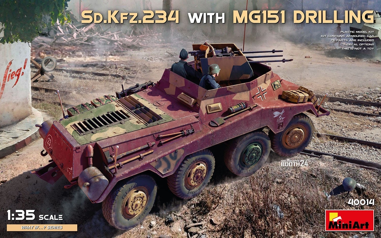 MiniArt 40014 Sd.Kfz.234 with MG151 Drilling