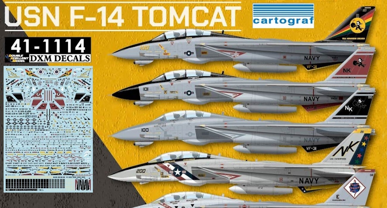 USN F-14 Tomcat released on Decals