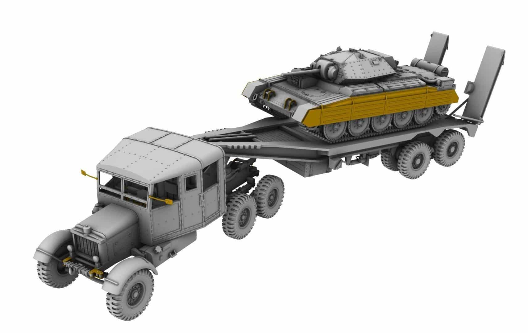 Scammell, Crusader and Trailer: IBG