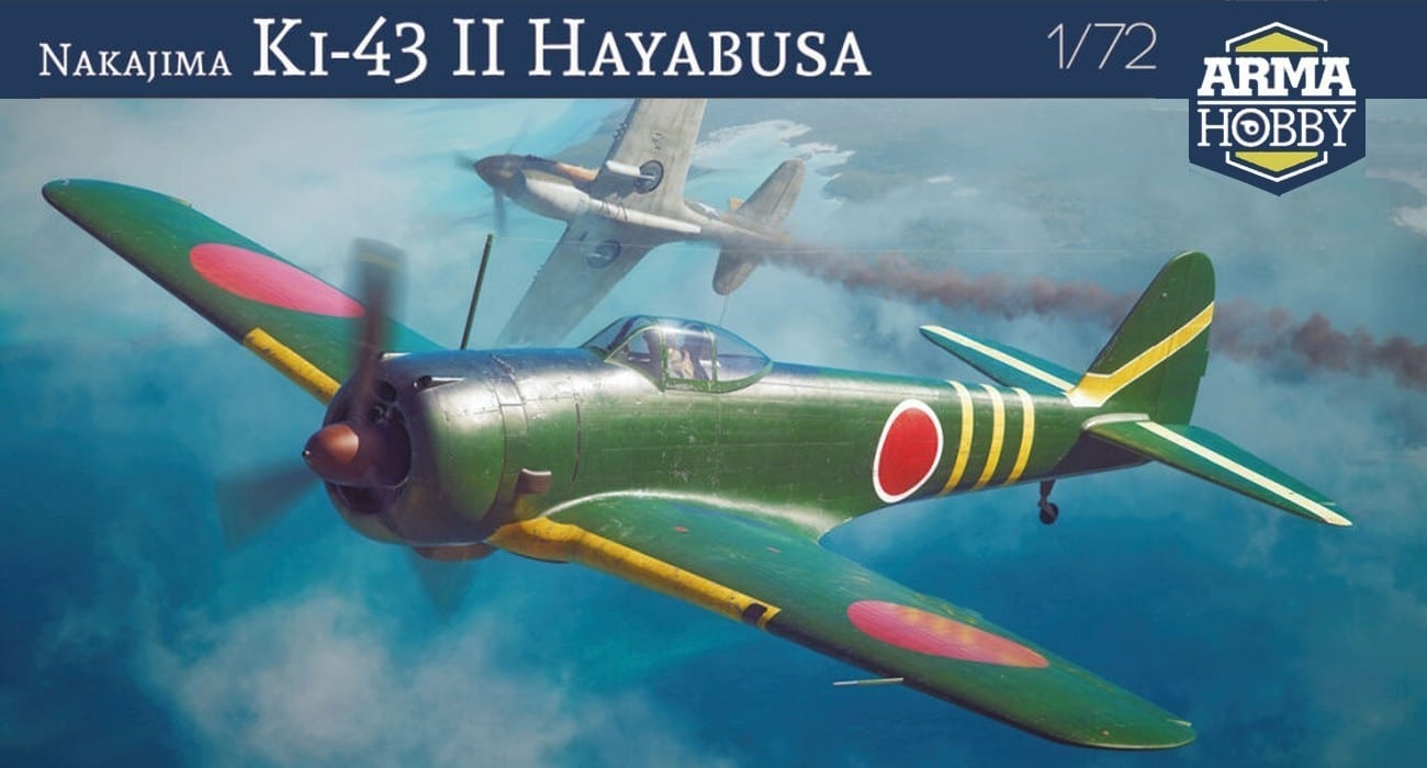 Ki-43 II Hayabusa Sprue Raised Renders