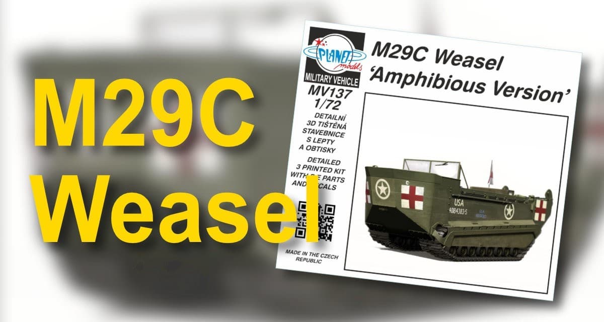 The M29C Weasel is available in an 'Amphibious version'.