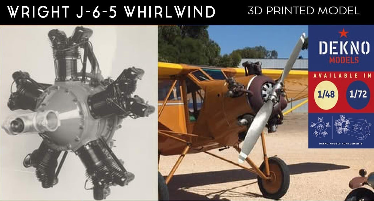 Wright J-6-5 Whirlwind engine released