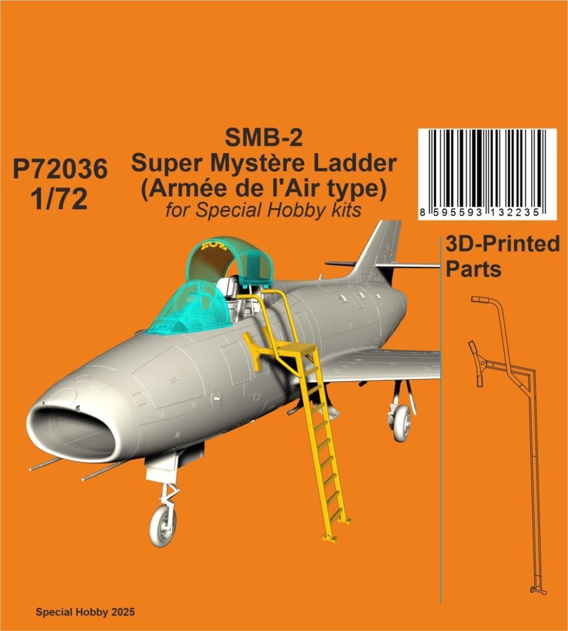SMB-2 Super Mystere Ladder (Armée de l'Air type) 1/72 / for Special Hobby kits