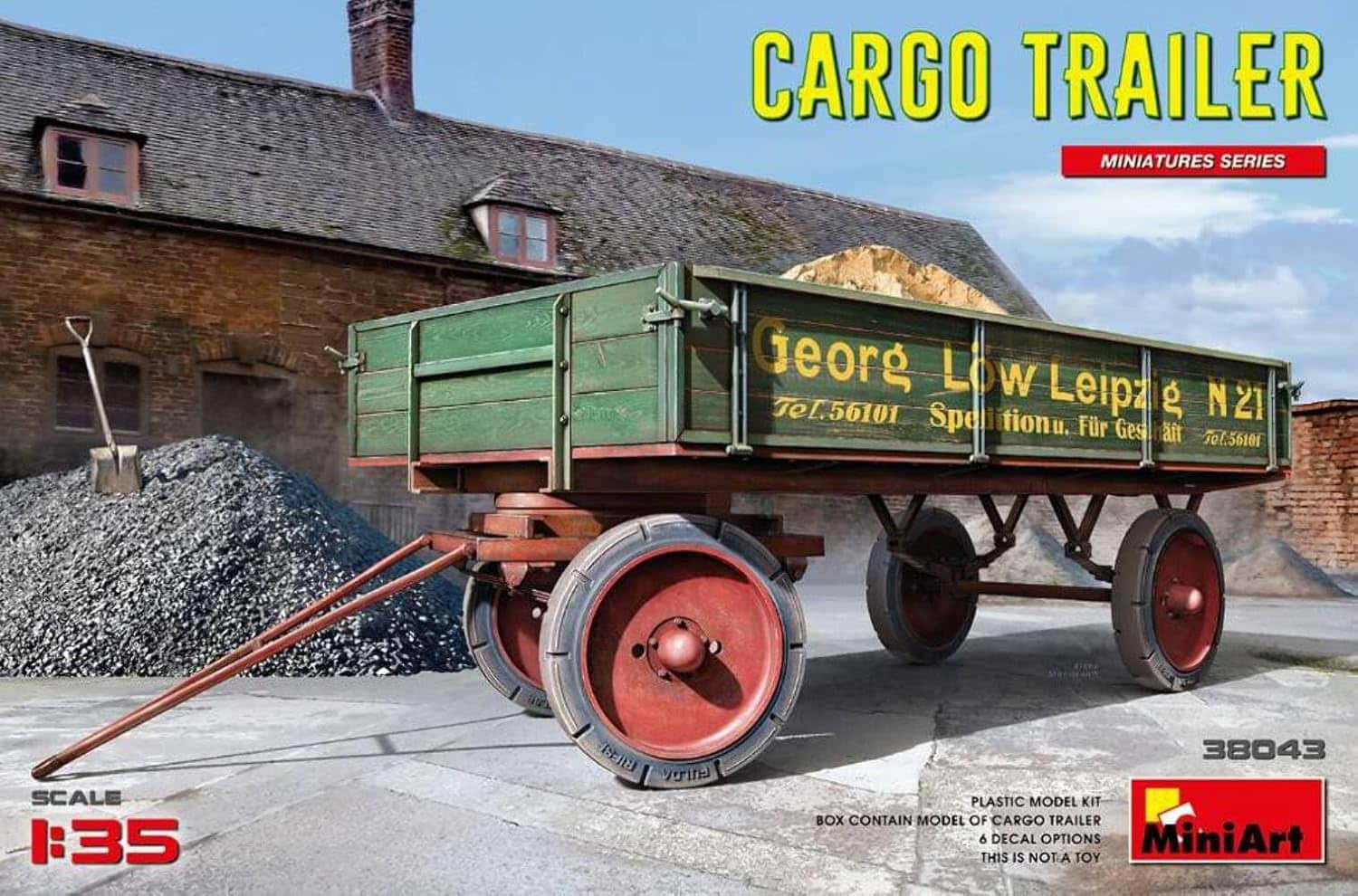 KIT DA MONTARE SCALA COMPATIBILE WITH CARGO TRAILER 1:35 MINIART MIN38043