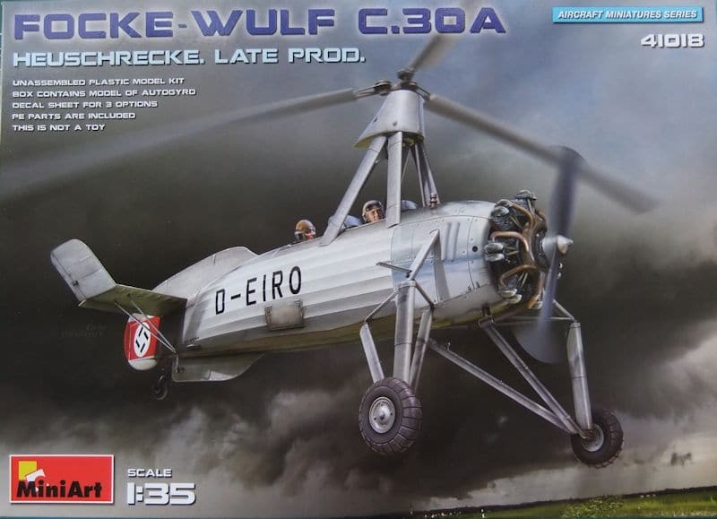 MiniArt 135 Focke Wulf C30A Heuschrecke Late production
