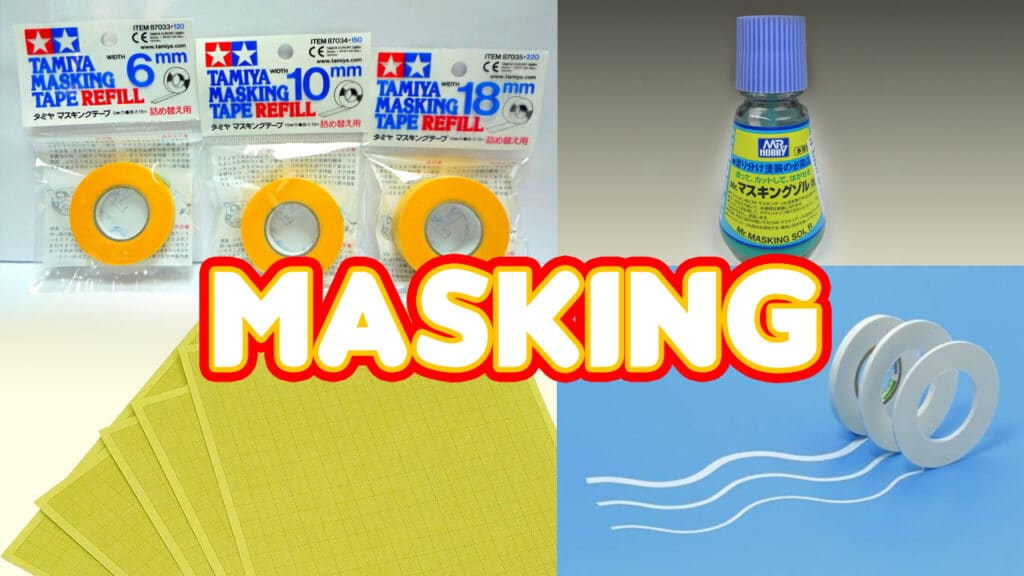 Masking Plastic Models