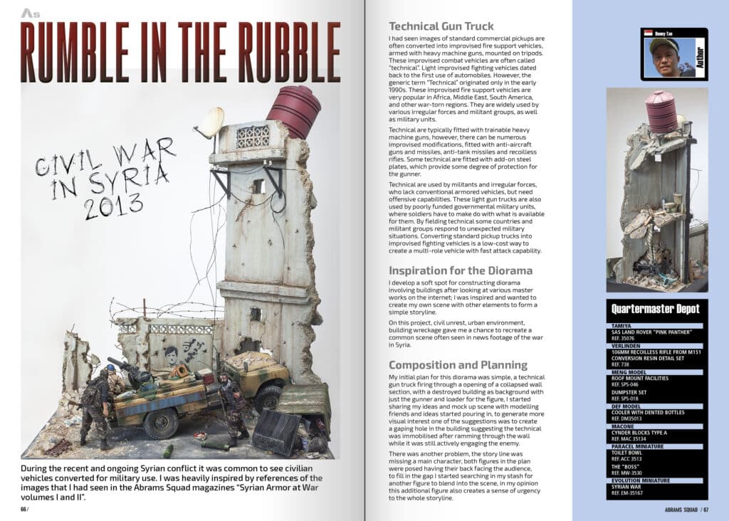 Abrams Squad - 66-67 "RUMBLE IN THE RUBBLE" Diorama