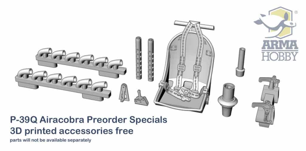 Preorder of P-39Q Airacobra Arma Hobby 3D Accessories Preorder of P-39Q Airacobra Arma Hobby 3D Accessories