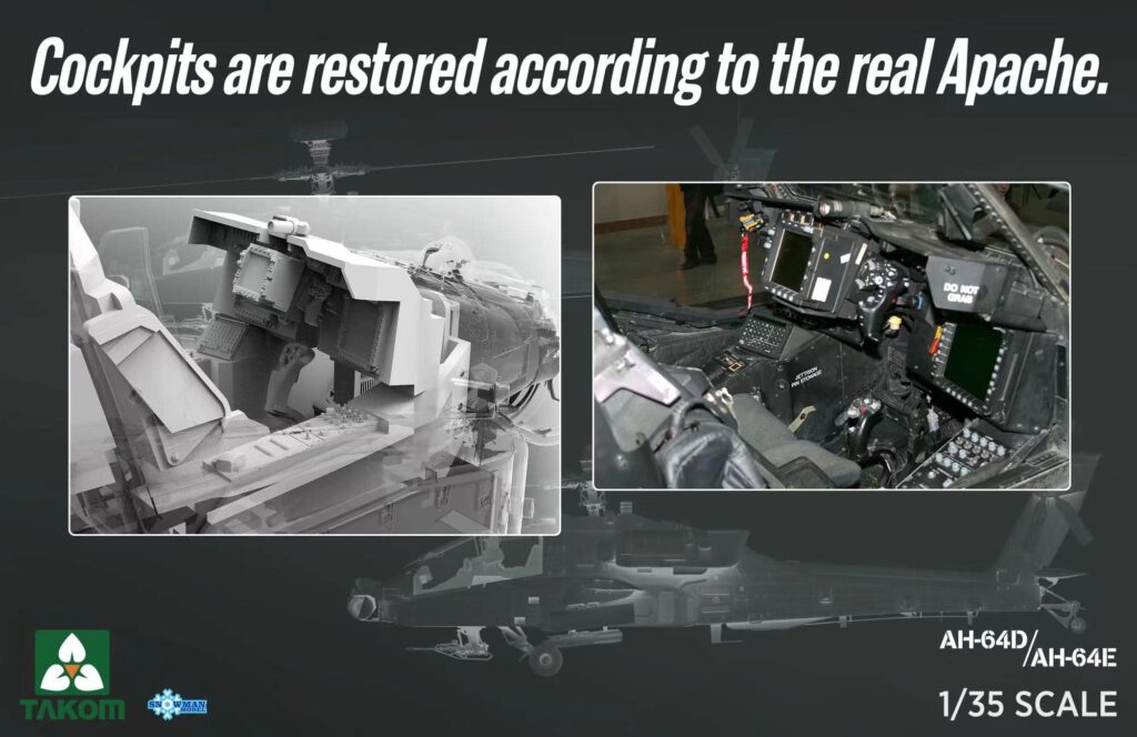 Here we are with the new details of Takom's Apache's cockpit-2 Here we are with the new details of Takom's Apache's cockpit-2