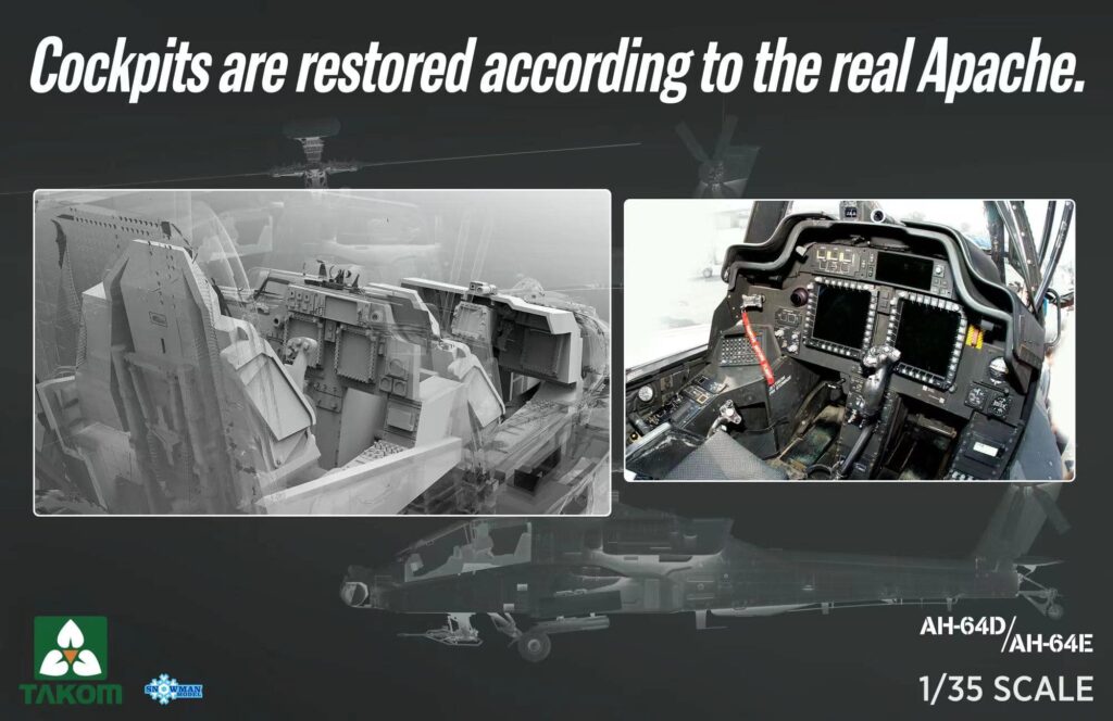 Here we are with the new details of Takom's Apache's cockpit-3 Here we are with the new details of Takom's Apache's cockpit-3