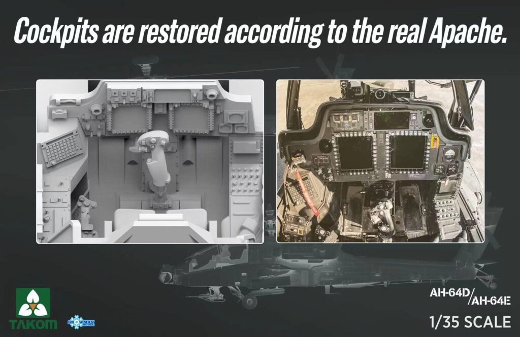 Here we are with the new details of Takom's Apache's cockpit-4 Here we are with the new details of Takom's Apache's cockpit-4