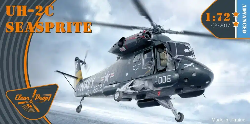 Clear Prop! 172 Kit No. CP72017 - UH-1C Seasprite Box Art