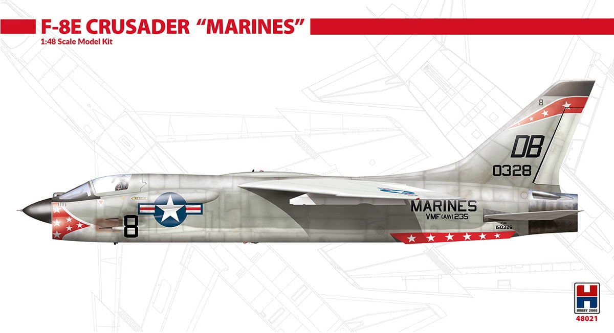 Hobby 2000 48020 F-8E Crusader Marines Art