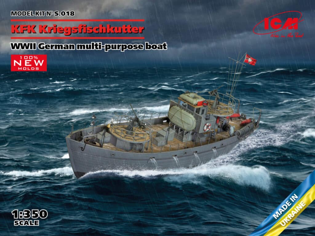 ICM is to release an 1350 KFK Kriegsfischkutter Box Art