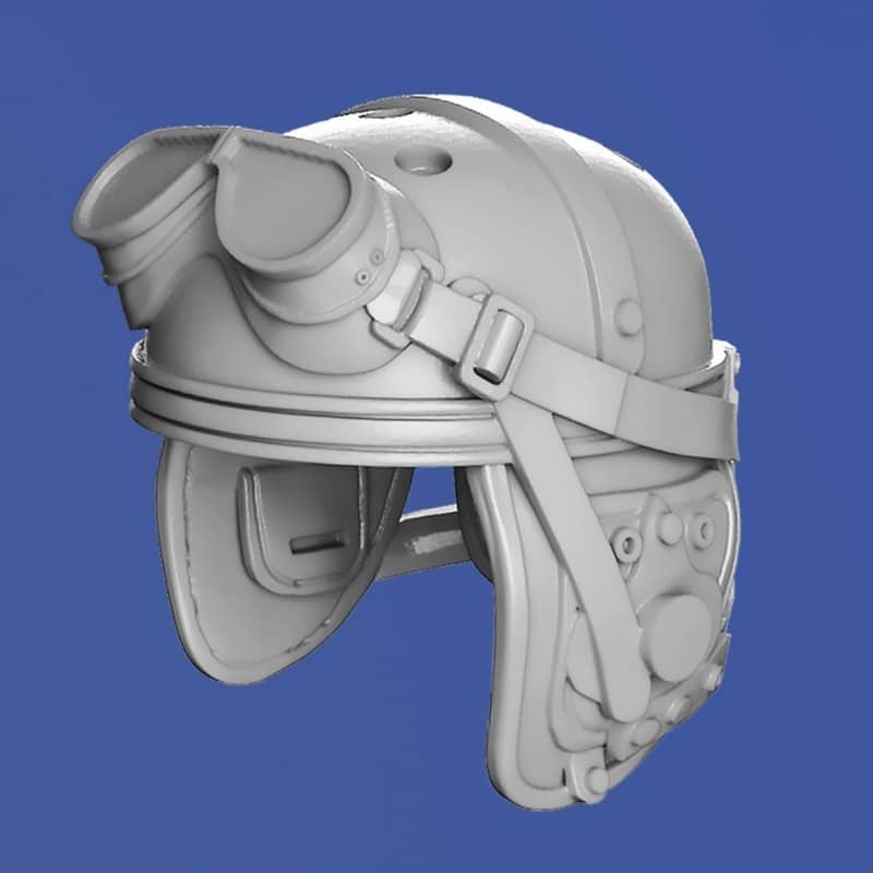 135 scale U.S. tanker helmets - WWII set No892