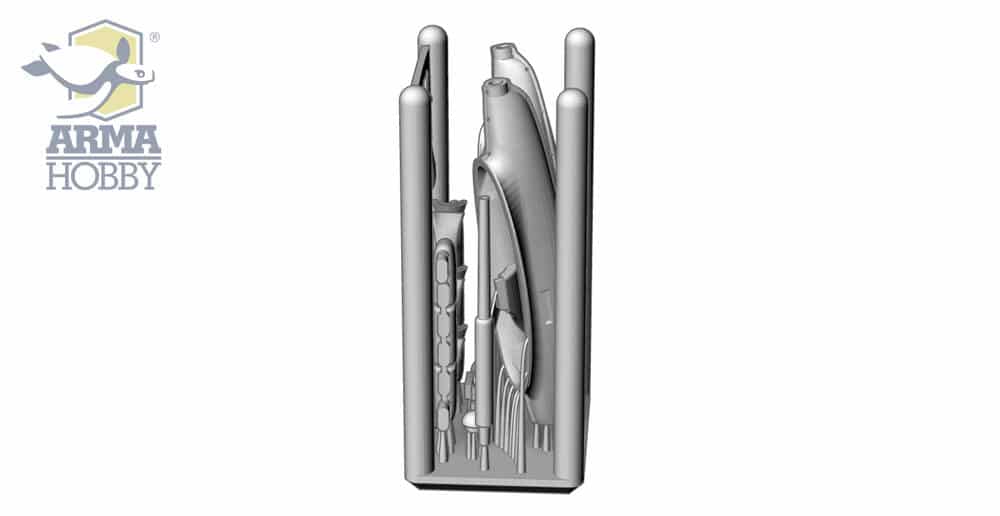 Arma Hobby Hurricane Mk.IID 172 Scale Preorder 3D Part-3