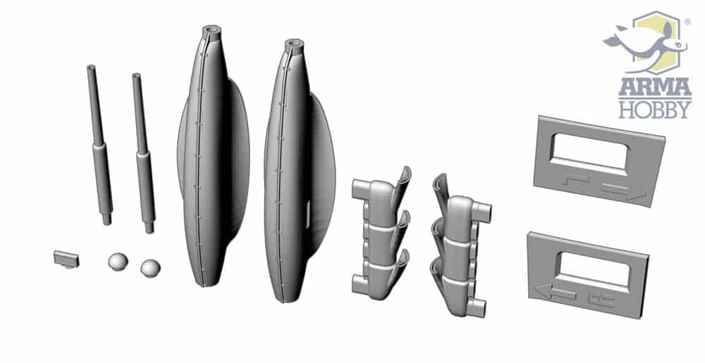 Arma Hobby Hurricane Mk.IID 172 Scale Preorder 3D Part-4