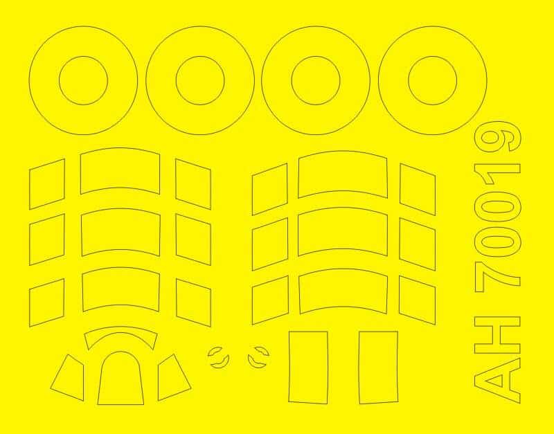 Arma Hobby Hurricane Mk.IID 172 Scale Preorder Mask Set