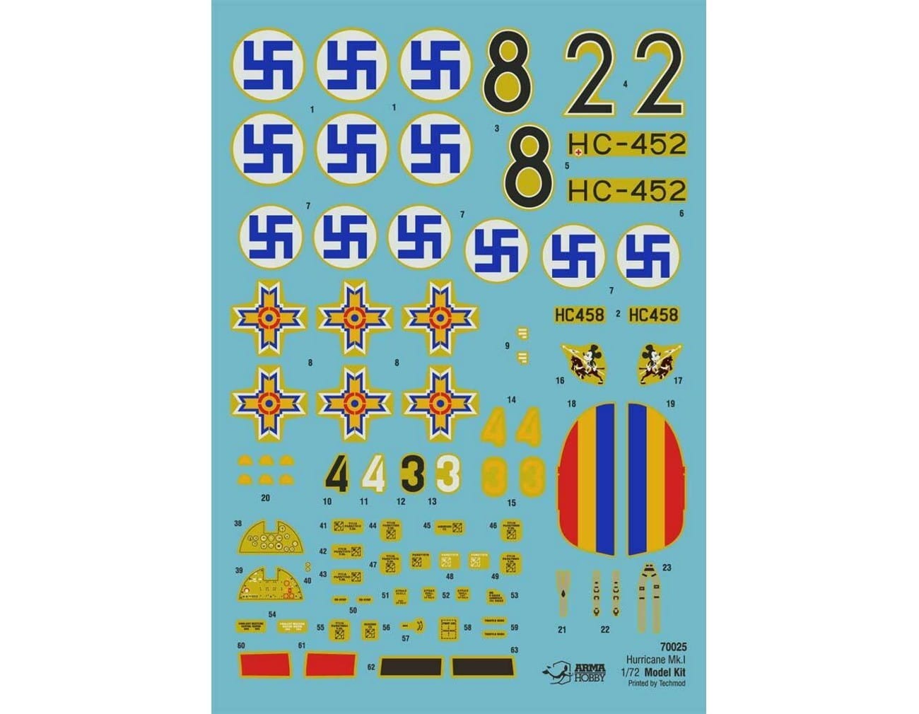 Arma Hobby Hurricanes MK I Decal