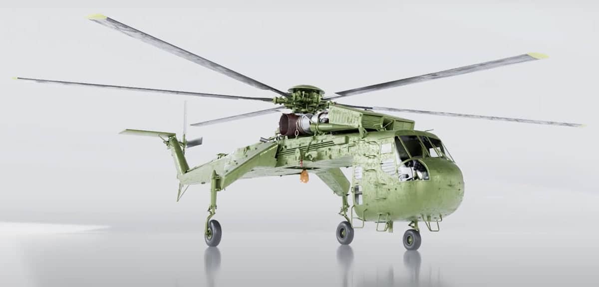 ICM 1/35 CH-54A Tarhe step-by-step video