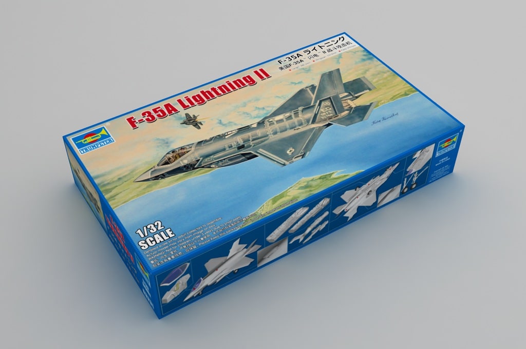 Trumpeter 132nd scale F-35A Lightning II Box