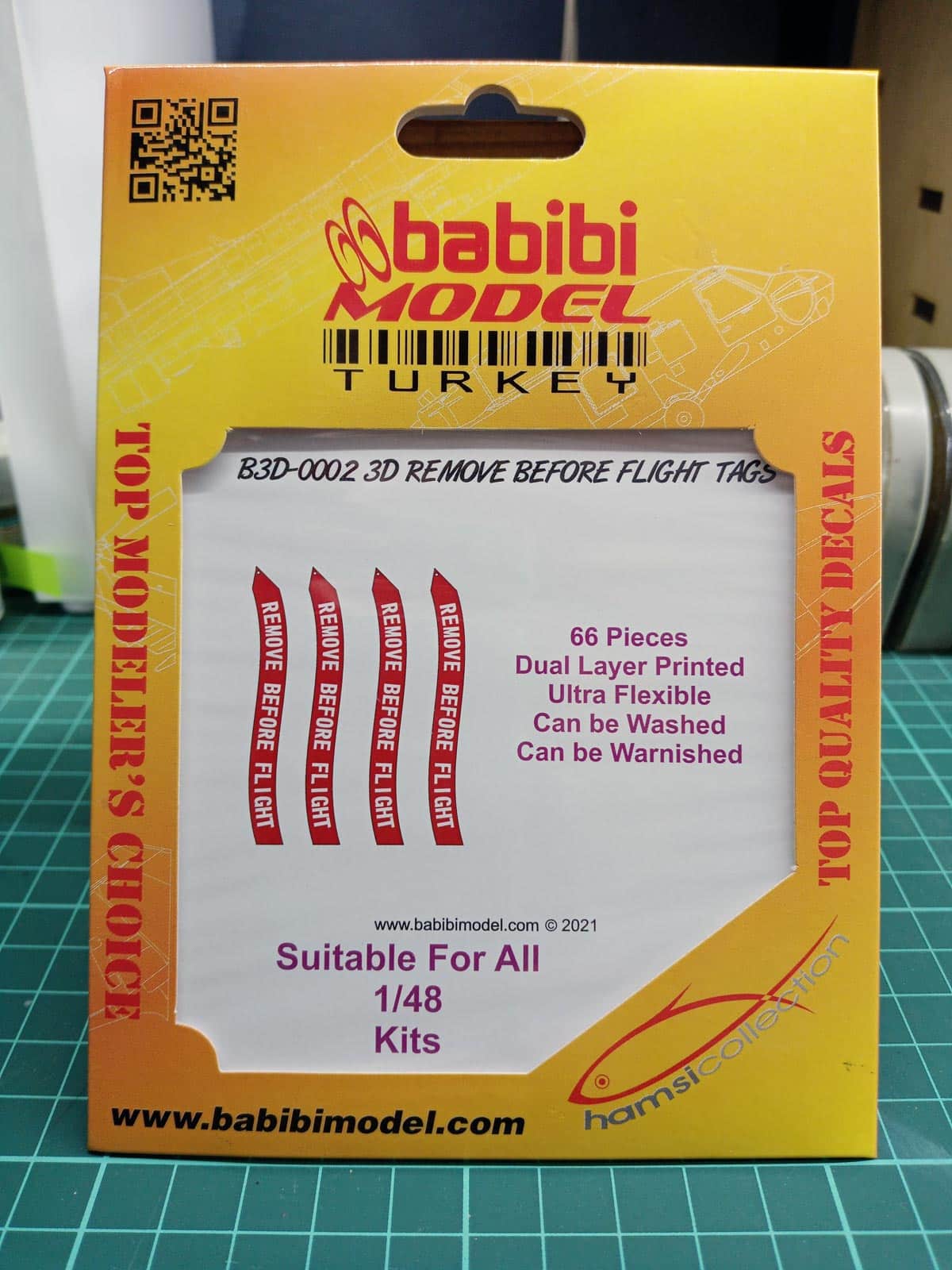 Remove Before Flight Streamers 3D Decal Set For All 1/48 Kits