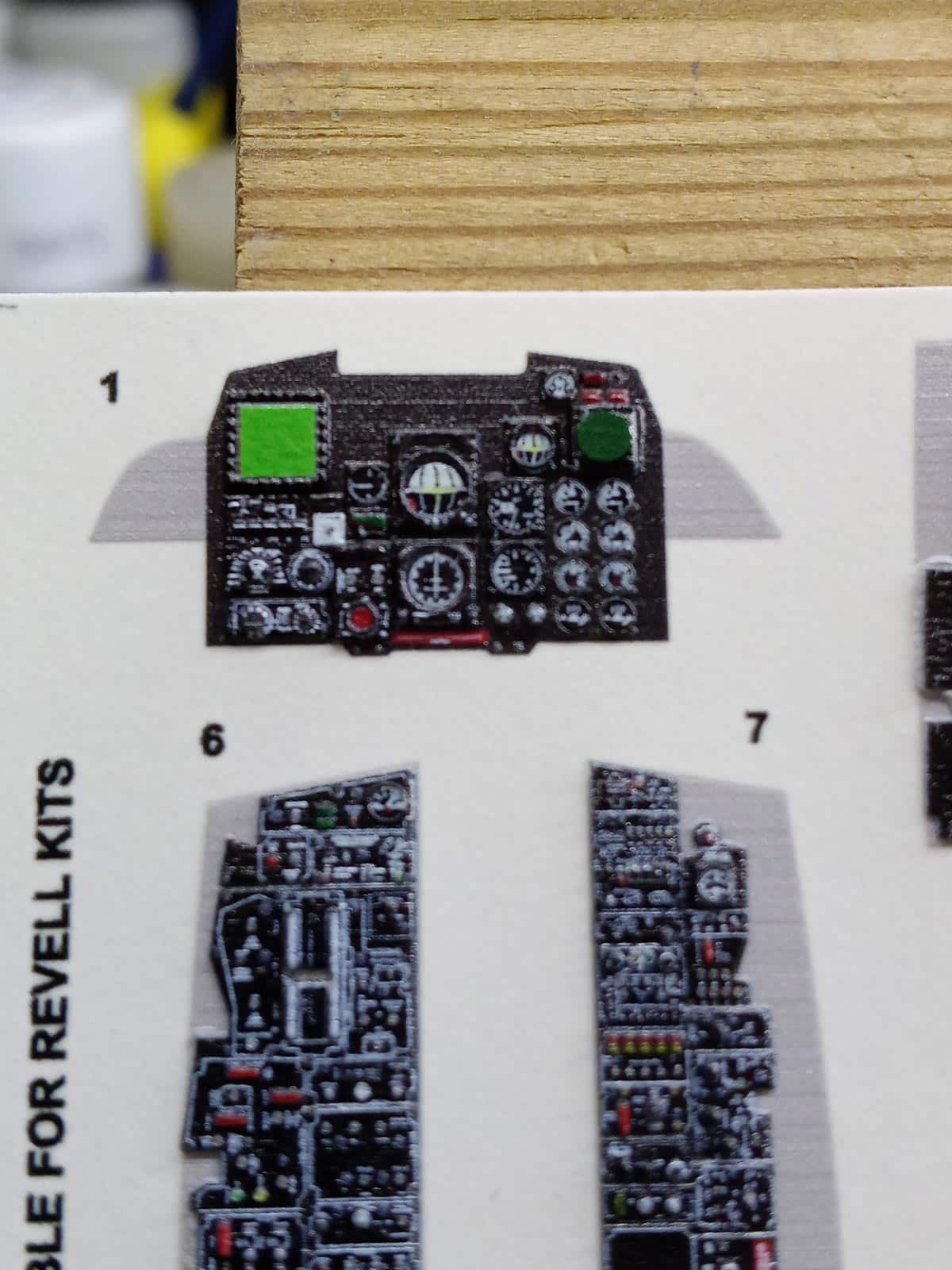 F-4E Terminator 2020 3D Cockpit Detail Set. For 1/32 Revell F-4F Phantom II Kit Detail-5