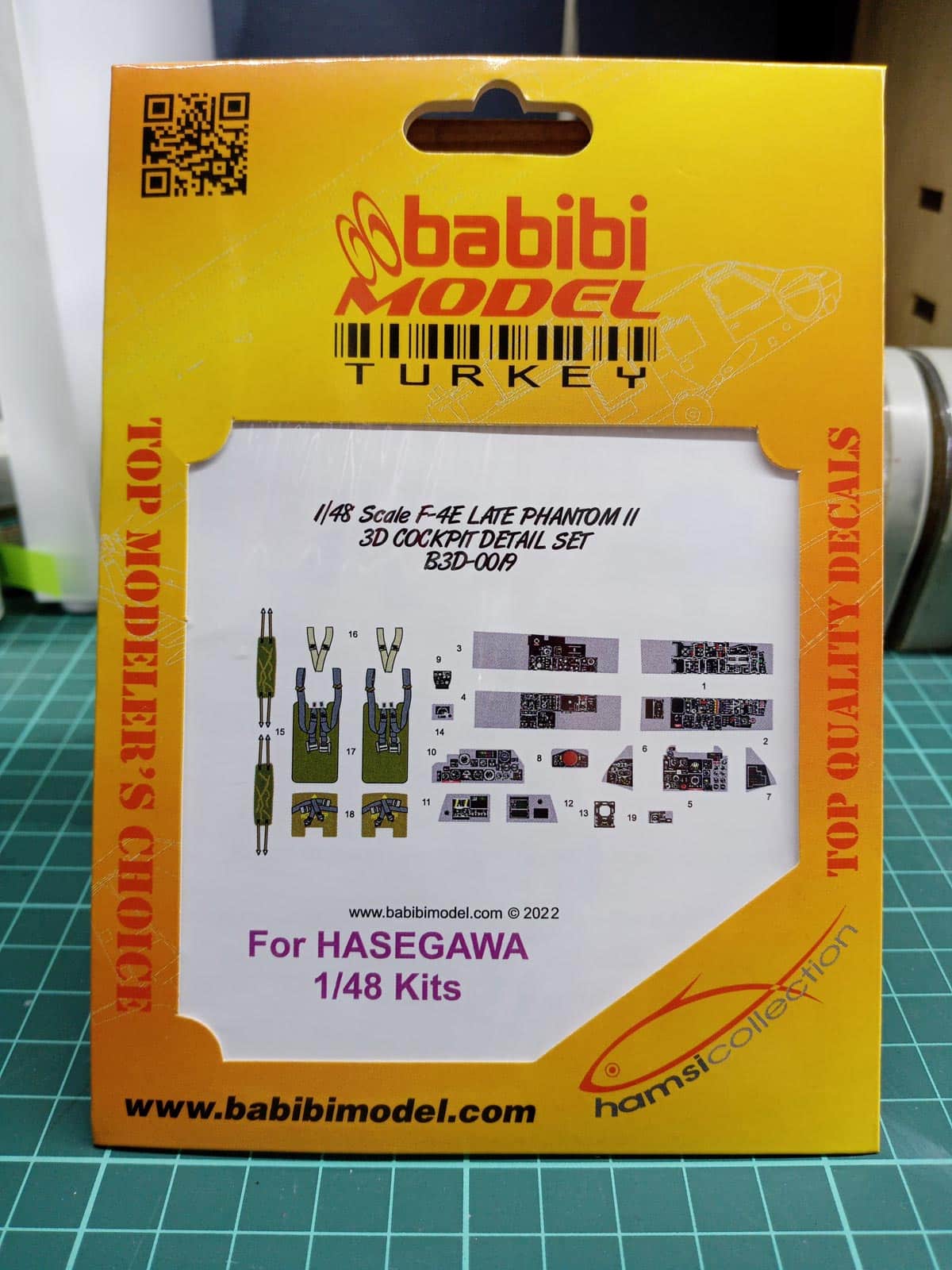 F-4E (Late) Phantom 3D Cockpit Detail Kit. For 1/48 Hasegawa Kits Detail-1