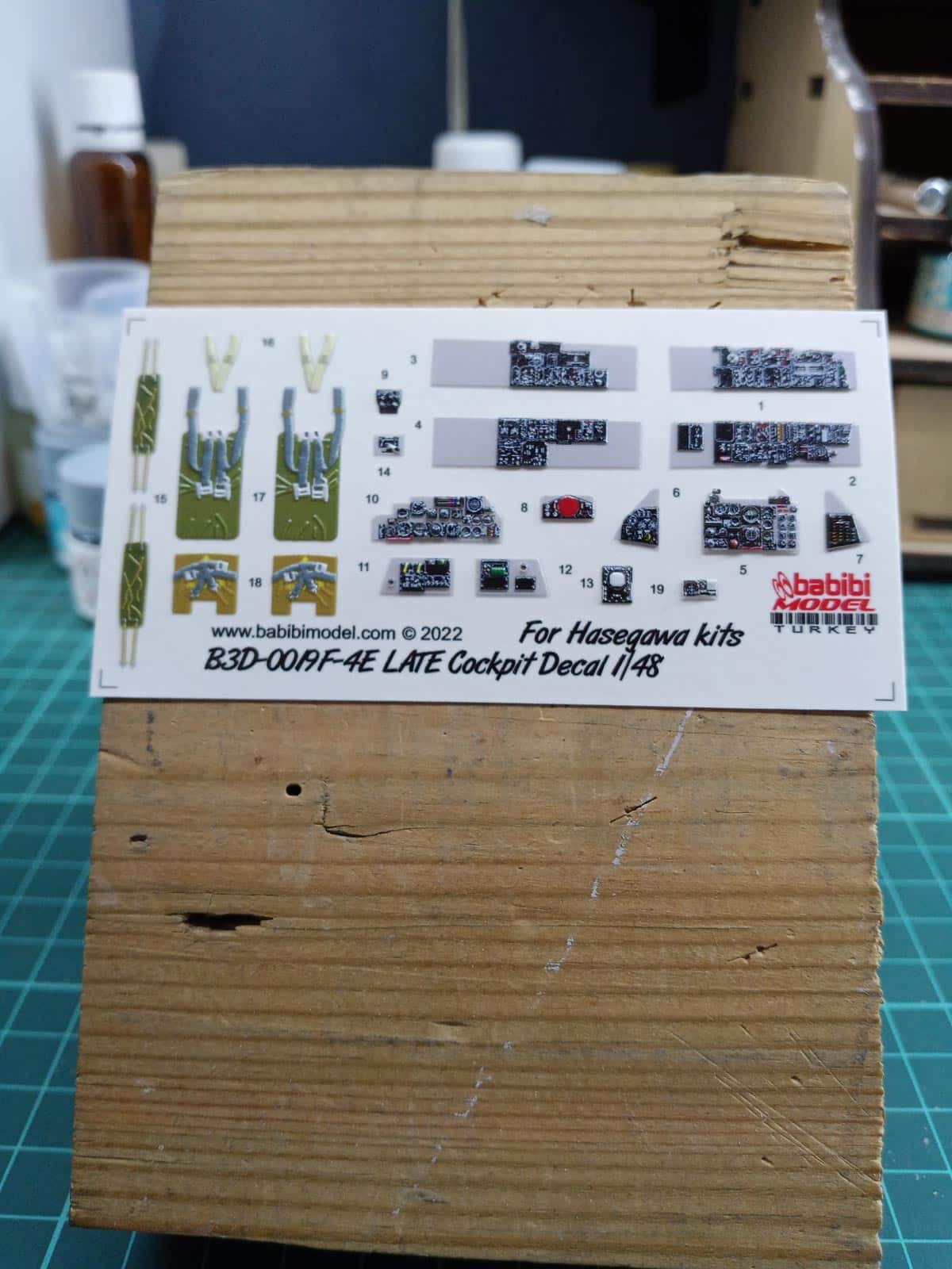 F-4E (Late) Phantom 3D Cockpit Detail Kit. For 1/48 Hasegawa Kits Detail-5