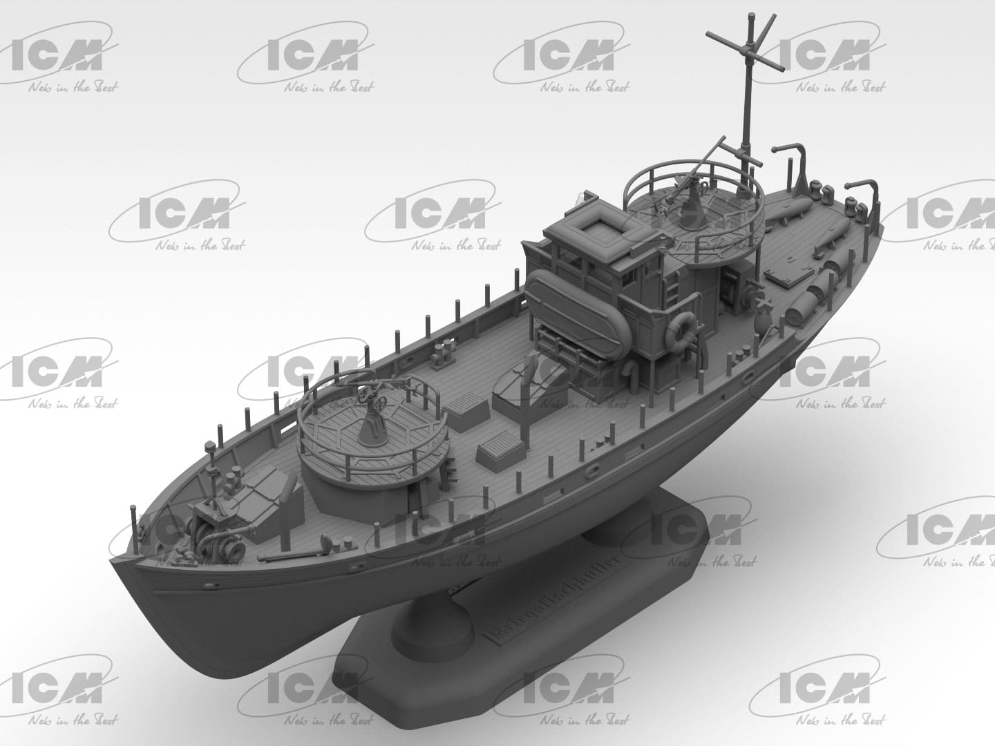 KFK Kriegsfischkutter WWII German multi-purpose boat Cad-1