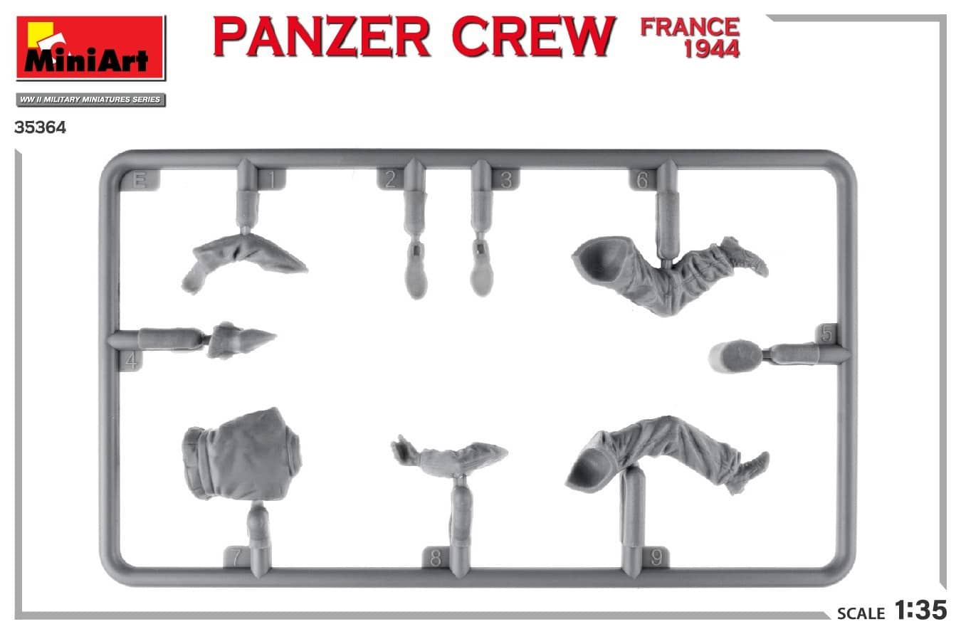 New 135 Panzer Crew Kit from MiniArt Sprue-3