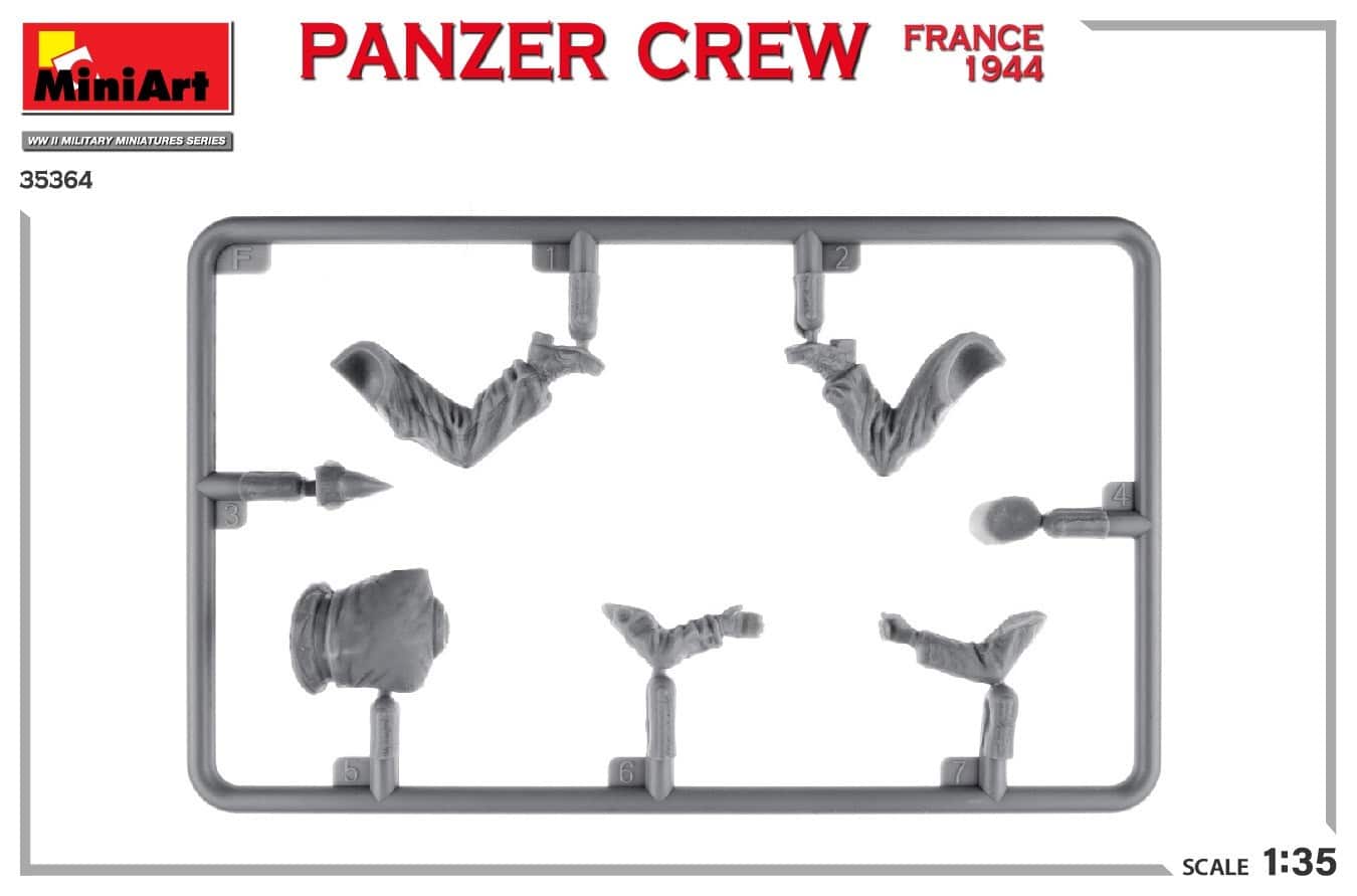 New 135 Panzer Crew Kit from MiniArt Sprue-4