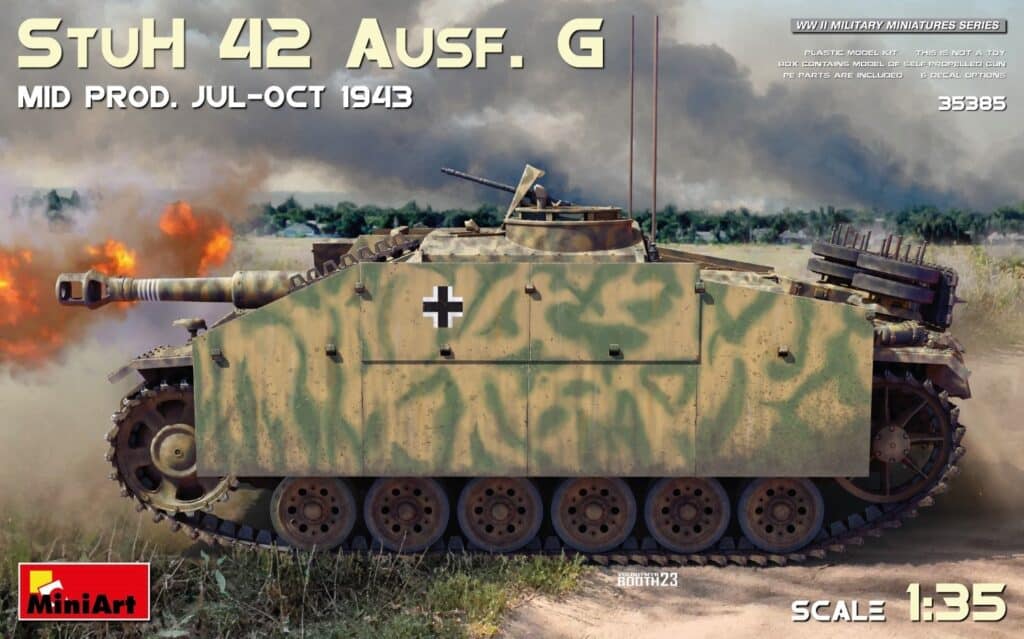 MiniArt 35385 StuH 42 Ausf. G Mid Prod. JUL-OCT 1943