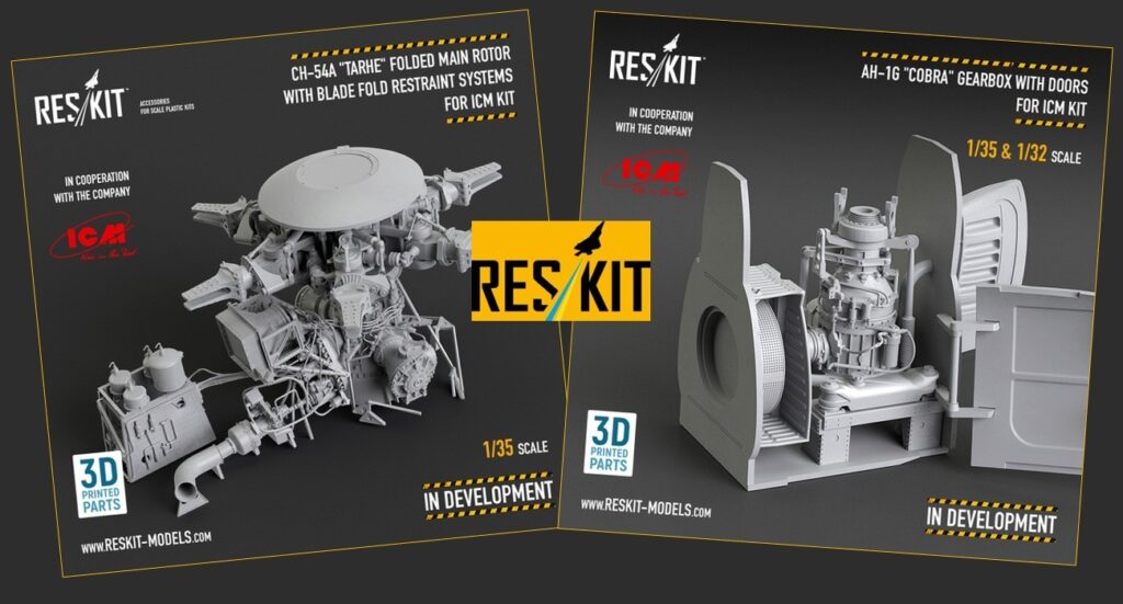 AH-1G Cobra & CH-54A Tarhe Detail Sets Planned | AeroScale