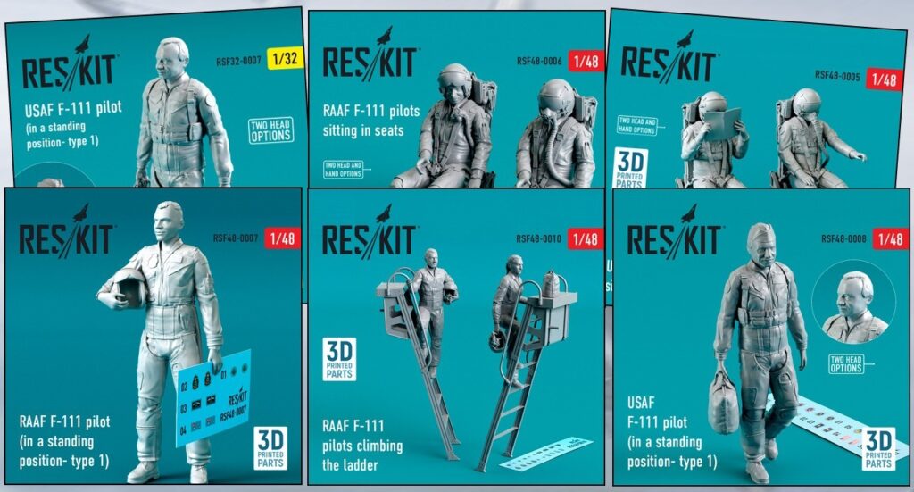 F-111 Pilot Figures Released | AeroScale